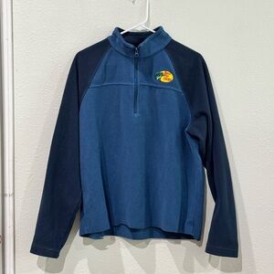 Bass Pro Shops Navy and Blue Quarter-Zip Pullover
